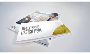 Belly Band Book Magazine Mockups Magazine Mockup Belly Bands Photoshop Mockup