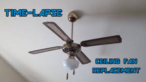Replacing a bathroom ceiling fan can seem a daunting task, but it's actually quite a bit simpler than most people would imagine. Time Lapse Replacing A Ceiling Fan Youtube