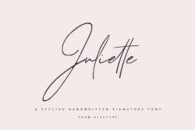 Download als script for free on allfont.net. Juliette 917283 Handwritten Font Bundles