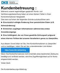 Die geschichte der bank geht zurück bis in die letzten tage der ddr: Deutsche Kreditbank Dkb Diese Phishing Mails Sind Gerade Im Umlauf