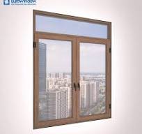 Aluminum double in-swing window