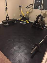 Home Gym Floor Tile Aerobic Staylock Orange Peel Home Gym Flooring Workout Room Home Home Gym Design