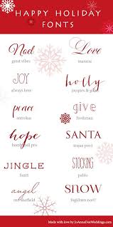 12 Holiday Fonts Joanna Dee Weddings Holiday Fonts Fancy Fonts Lettering Fonts