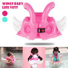 Willstar Baby Swim Floats Inflatable Vest Children Angel Wing Pvc Jacket Pool Buoy Pool Life Jacket Inflated Float Swimwear Walmart Com