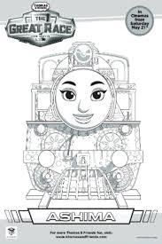 Printable easy thomas coloring pages. Thomas Colouring Pages The Great Race
