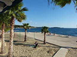 Laguna, a hotel delfin és a camping zelena laguna közelében, isztria, horvátország / пореч плаж, зелена лагуна, плаж близо до хотел делфин и къмпинг зелена лагуна, истрия, хърватия. Camping Zelena Laguna Spottocamp