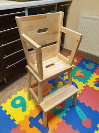 2 In 1 Learning Tower And High Chair For Older Kids Ikea Hackers Learning Tower Learning Tower Ikea Ikea Hack Learning Tower