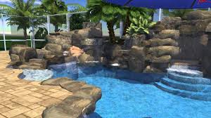 Check spelling or type a new query. Custom Pool With Rock Waterfall Slide Youtube