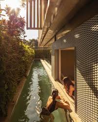 Piscina Lap Pool Studio Ag Arquitetura Small Backyard Pools Backyard Pool Architecture House
