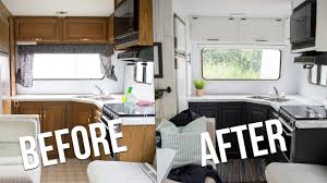 Supper galley sale $1,695.00 in this section: Our Diy Camper Kitchen Reveal How To Paint Oak Cabinets In An Rv The Diy Mommy Youtube