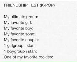 Friendship is the quality of being approachable and connecting with others. Friendship Test Kpop K Pop Amino