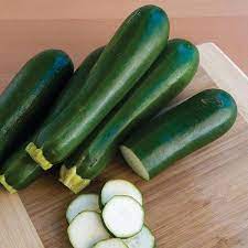 Zucchini and green squash are semantically related. Zucchini Dark Green Squash