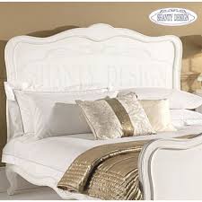 Legno abete multistrato indeformabile colorata e decorata a mano in stile del trentino. Testata Letto Matrimoniale Shabby Chic Clarissa 4 Letti