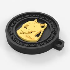 'haha funny dogecoin stonks price go brrr meme' magnet by siejermiin. Download Stl File Dogecoin Keychain Object To 3d Print Cults