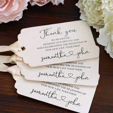 Personalized Wedding Tags Wedding Favors Custom Gift Tags Etsy In 2021 Wedding Favor Gift Tags Wedding Favor Tags Personalized Wedding