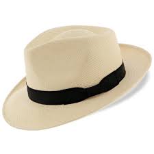 Retro Panama Stetson Genuine Panama Fedora Hat Tsrtro In 2020 Mens Hats Fashion Fedora Hat Men Hats For Men