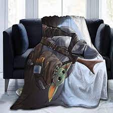 Star Wars Mandalorian Baby Yoda Blanket Bedroom Decor Superhero Collection Baby Yoda Blanket Baby Yoda Star Wars Baby