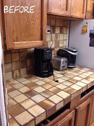 To prevent your white marble flooring from turning yellowish, choose a marble cleaner that is harmless and toxic free. Part 3 Kitchen Make Over Encore Countertops Tips And Helpful Hints For Applying On Tile Littlehousesbigdogs