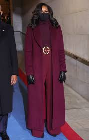 Poet amanda gorman overheard a conversation between michelle obama and barack obama at the inauguration. Michelle Obama Wears Black Designer Sergio Hudson To Biden Inauguration People Com