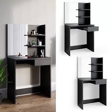 Stuttgart Dressing Table With Mirror In 2020 Dressing Table Mirror Makeup Storage Mirror Storage Mirror