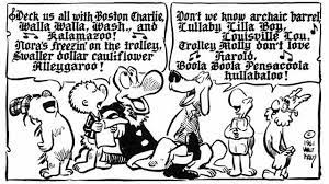 deck the halls wants to be both naughty and nice, but just ends up feeling deeply confused. Pogo Deck Us All With Boston Charlie 1961 By Walt Kelly Make A Comic Book Comic Books Comics