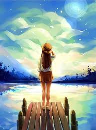 On The Dock Cross Stitch Chart Pdf Girls Cartoon Art Dreamy Art Art