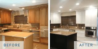 Homeadvisors cabinet refinish cost guide gives average costs for kitchen cabinet refinishing or staining. Refacing Vs Refinishing Mcmanus Kitchen And Bath Tallahassee Design Build Remodeling Contractor