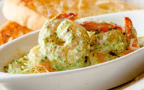 Shrimp Ya Ya Fresh Gulf Shrimp Sauteed In Our Cajun Pesto Served With Garlic Toast Creole Cuisine Cajun Cuisine Recipes