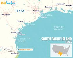 Houston, tx to south padre island distance driving distance = 376 miles the distance by car is 605 km. Map Of South Padre Island Texas Live Beaches