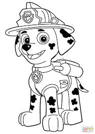 Paw Patrol Marshall Super Coloring Paw Patrol Coloring Paw Patrol Coloring Pages Paw Patrol Printables