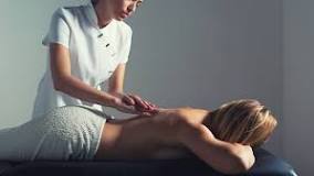 A massage therapist giving a massage