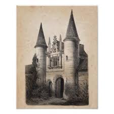 French Nursery Decor Chateau Architecture Art No 3 Cottage Decor Diy Accessories Ideas French Nursery Decor Architecture Poster Fairy Wall Art