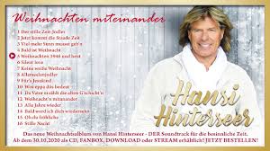 It features austrian, swiss, and german popular folk music (schlager, volkstümliche musik), international pop and folk music as well as interviews and comedy. Hansi Hinterseer Weihnachten Miteinander Offizieller Albumplayer Einblick In Das Ganze Album Youtube