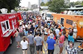 The main event food truck. Durham S Food Truck Rodeo One City Center