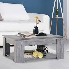 Hier wird ein massiver tisch verkauft. Beistelltisch Tisch Grau Weiss Schwarz Shabby Serviertisch Couchtisch 40 X 37 Cm