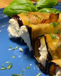 The Pasta Queen Cooking On Instagram Eggplant Ricotta Rolls For Lunch Today Do You Like This Light Summer Snack Meal I Sliced Summer Snacks Cooking Snacks