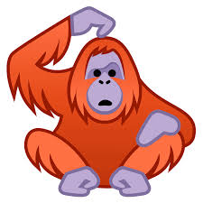 It's high quality and easy. Orangutan Emoji Clipart Free Download Transparent Png Creazilla