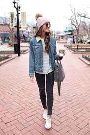 Denim Jacket Nike Juvenate Sneakers Winter Fashion In Boulder Colorado Fall Outfits Outfits Invierno Winter Fashion College