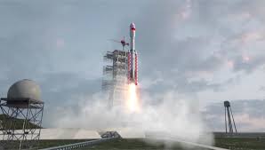 A huge section of a chinese long march 5b rocket is falling back to earth and debris may land sometime saturday evening or later — if the rocket doesn't burn up on the way down. China Prepares To Launch New Rockets As Part Of Push To Boost Space Program Space