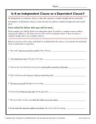 Worksheets are independent and dependent clauses, independent and subordinate clauses 1, inde. Is It An Independent Clause Or A Dependent Clause Grammar Worksheets Dependent Clause Dependent And Independent Clauses Grammar Worksheets