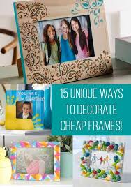 Cheap Wooden Picture Frames 15 Ways To Decorate In 2020 Frames Diy Crafts Picture Frame Crafts Picture Frame Projects