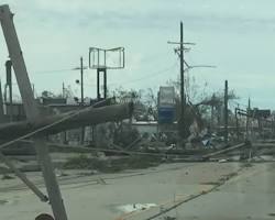 Image of Hurricane Laura damage in Lake Charles