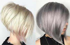 Cheveux Mi Courts Tendance Carre Plongeant Degrade Blond Platine Ou Cendre Hairstyles Cheveux Courts Tendance Cheveux Cheveux Courts