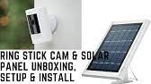 Installing the solar panel is straight forward. Installing Ring Spotlight Cam Solar In 15 Minutes Youtube