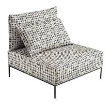 Black And White Houndstooth Sofa Adar Multicolor 3 Seater Modular Sofa In 2020 Upholstery Fabric For Chairs Chair Patterned Chair