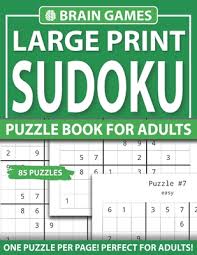 We did not find results for: Large Print Sudoku Puzzle Book For Adults One Puzzle Per Page Easy To Hard Sudoku Puzzles Book For Adults And Senior As A Great Educational Gift For Large Print Paperback Crow Bookshop