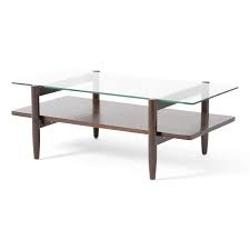 Traditional design has never been more interesting than with the steve silver ellery rectangle wood and glass top coffee table. Noble House Leddy Acacia Wood Tempered Glass Top Coffee Table In Brown Mahogany 311204