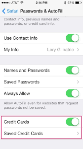Tap any entry in the list to see more details. Ios Fetch Safari Saved Credit Card Information In 3rd Party Apps Stack Overflow