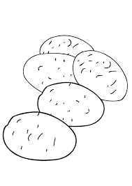 Choose your favorite coloring page and color it in bright colors. Coloring Pages Printable Potato Coloring Page
