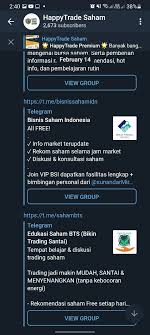 Trading plan layaknya professional trader. Diskusi Telegram Sensory Portal Informasi Saham